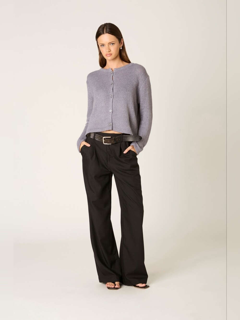 NIA Ariana Cardigan Gray